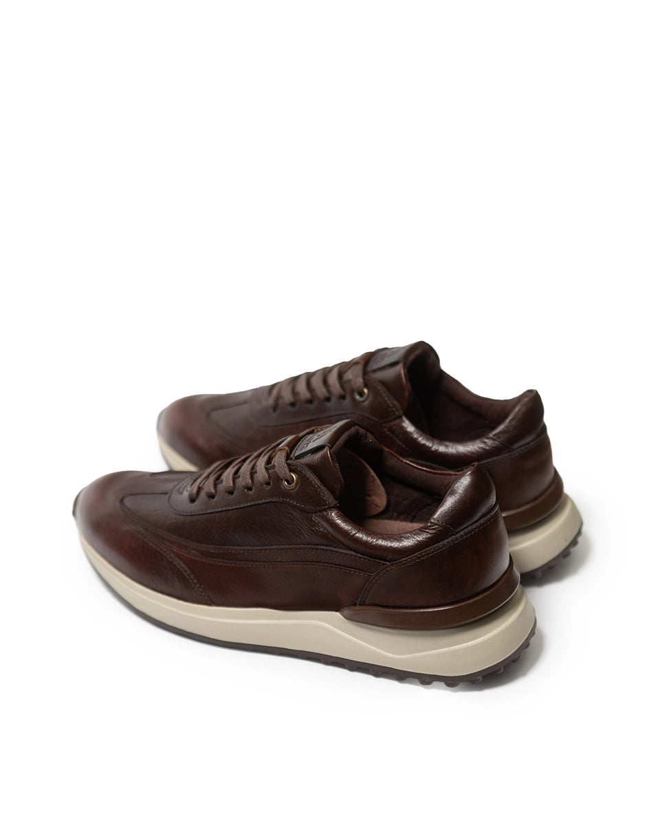 Casual shoe in genuine leather B. Cognac SantoCacique™ 🇨🇴