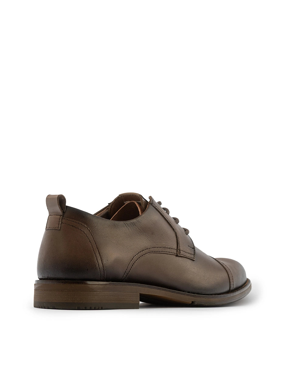 Zapato formal de Cuero Auténtico Marron