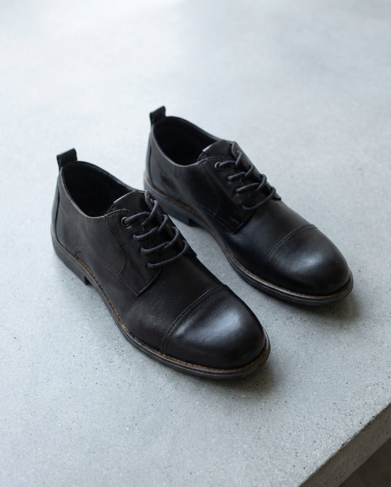 Zapato formal de Cuero Auténtico Negros
