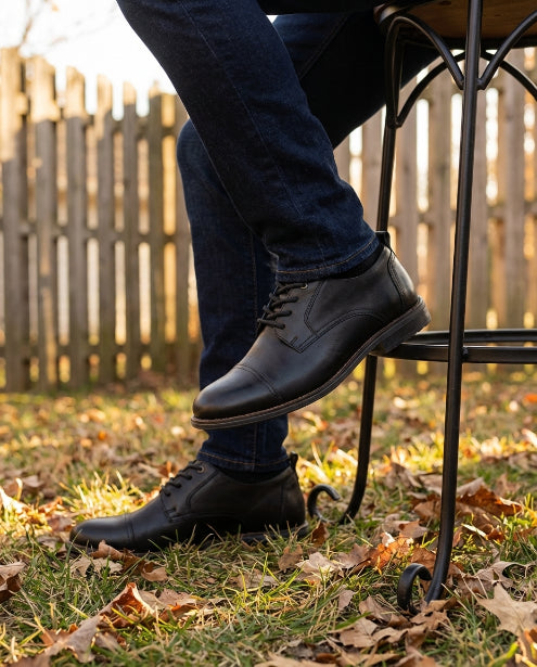 Zapato formal de Cuero Auténtico Negros
