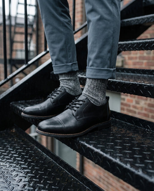 Zapato formal de Cuero Auténtico Negros