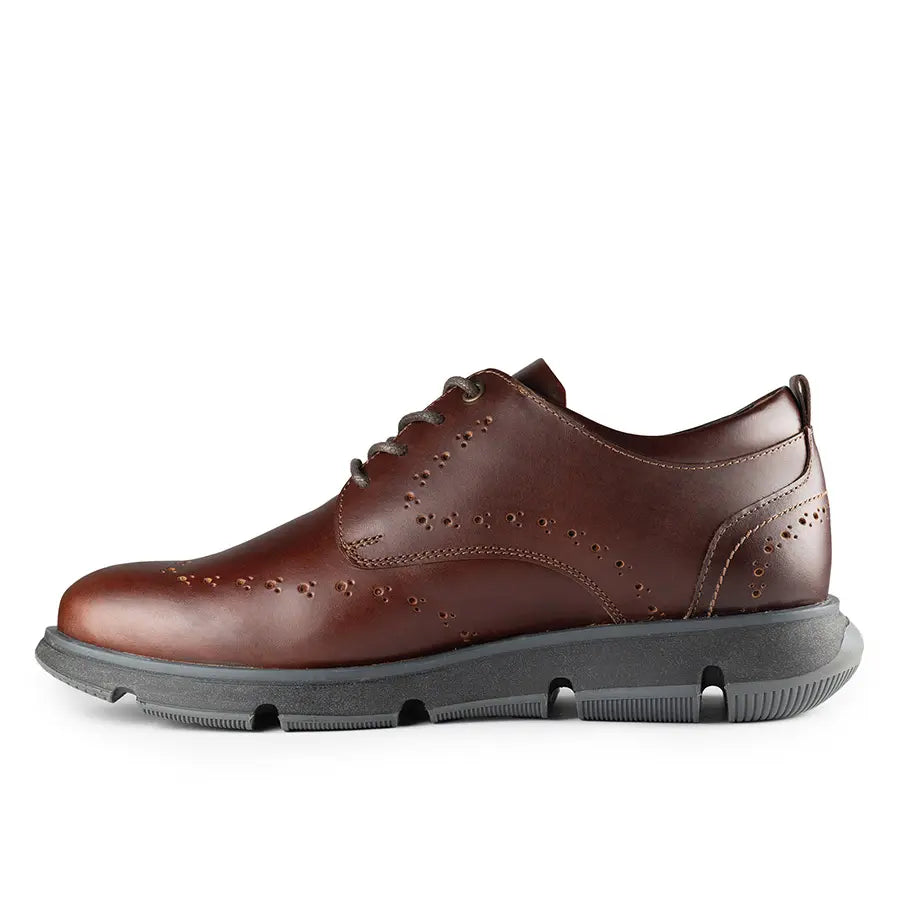 Oxfords Nardo Coñac y Negro