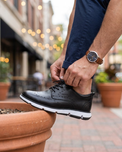 Casual shoe in genuine leather B. Cognac SantoCacique™ 🇨🇴