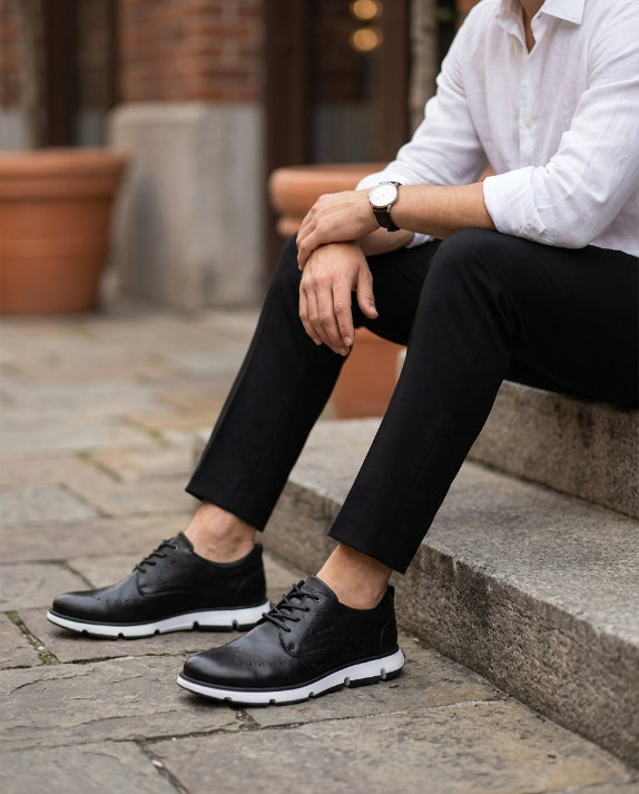 Casual shoe in genuine leather B. Cognac SantoCacique™ 🇨🇴