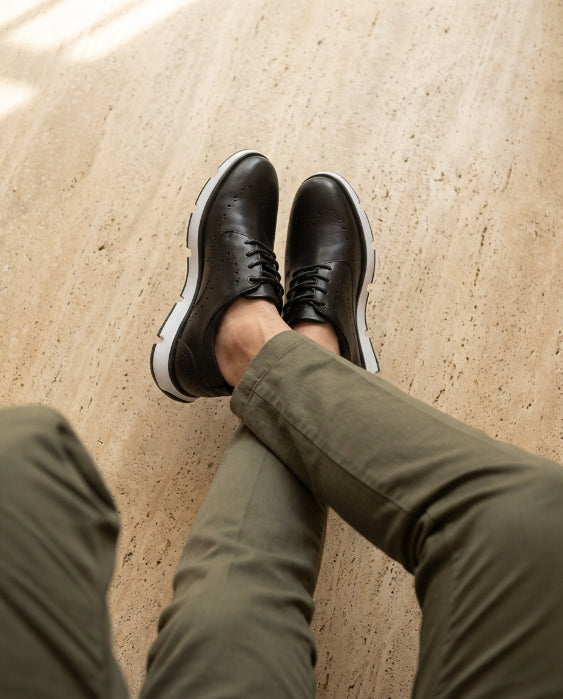 Casual shoe in genuine leather B. Cognac SantoCacique™ 🇨🇴