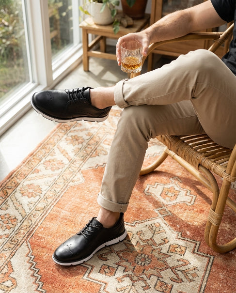 Casual shoe in genuine leather B. Cognac SantoCacique™ 🇨🇴