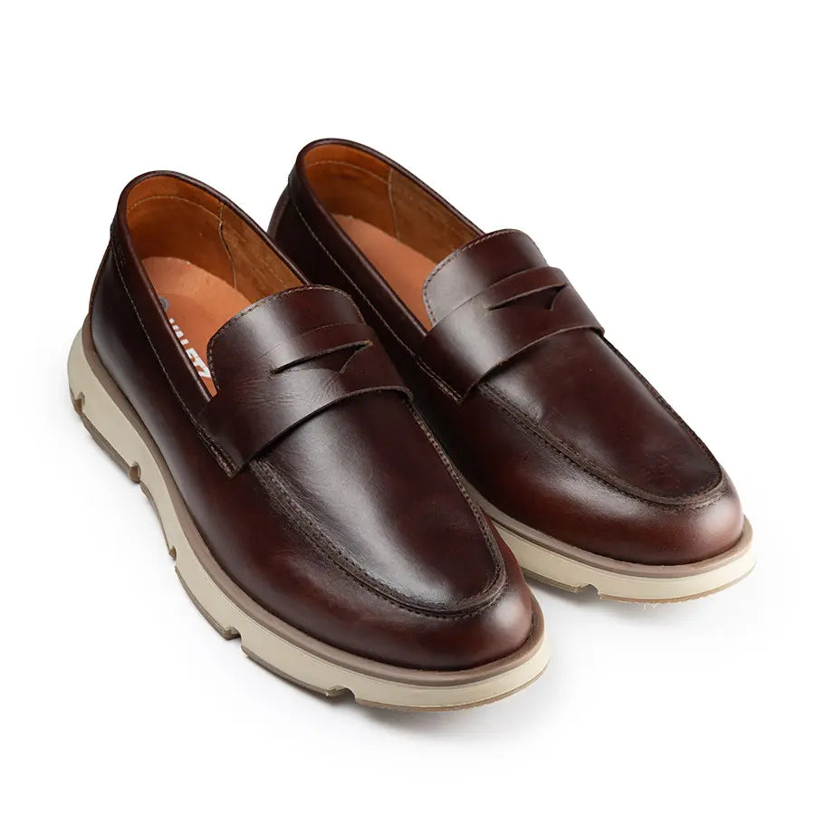 Olmo Estilo Penny Loafer Coñac x Cafe