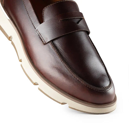 Olmo Estilo Penny Loafer Coñac x Cafe