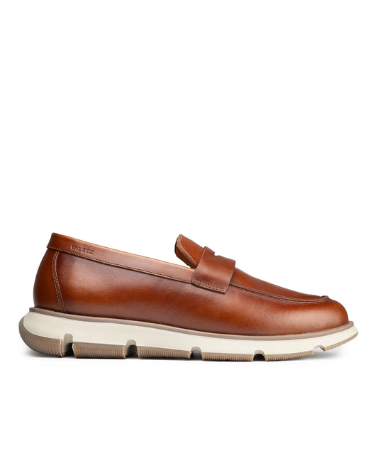 Olmo Estilo Penny Loafer Miel - vista principal cuero autentico hombre Colombia