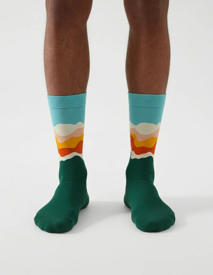 Calcetín olas multicolor - Unisex