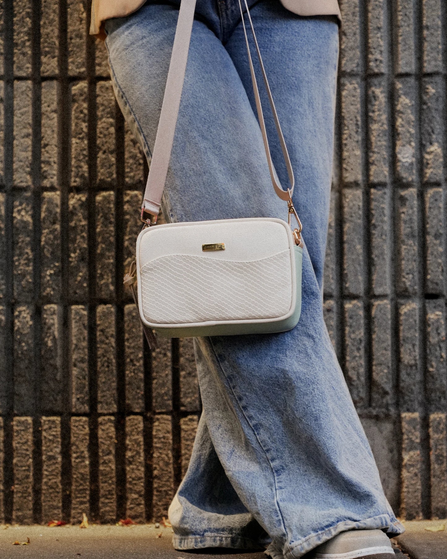 Mini Bag Grecia Taupe+Lila