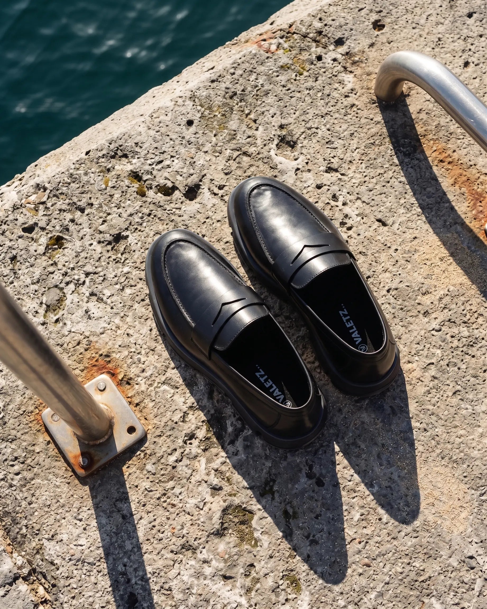 Olmo Estilo Penny Loafer Negro - empaque premium envio gratis Colombia