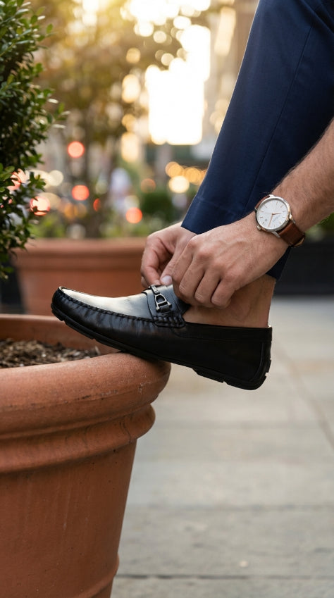 Mocasin Versalles Negro