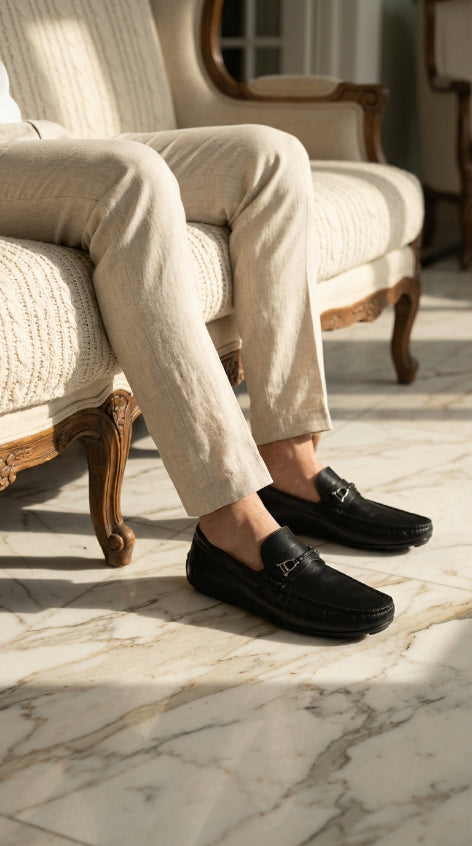Mocasin Versalles Negro