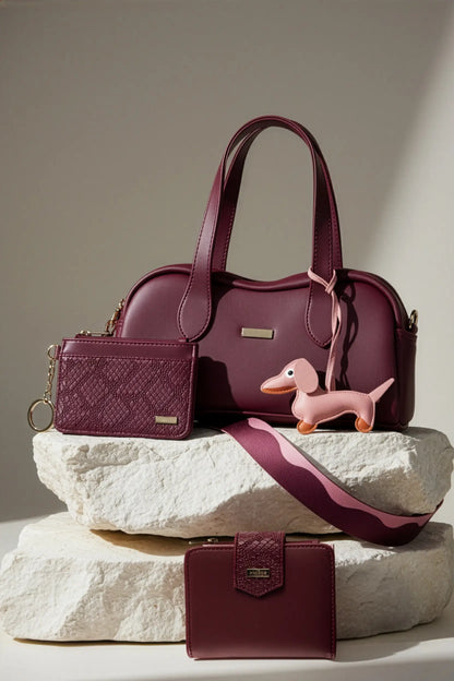 Wine Tuesday Mini bag + Billetera + Porta Documentos