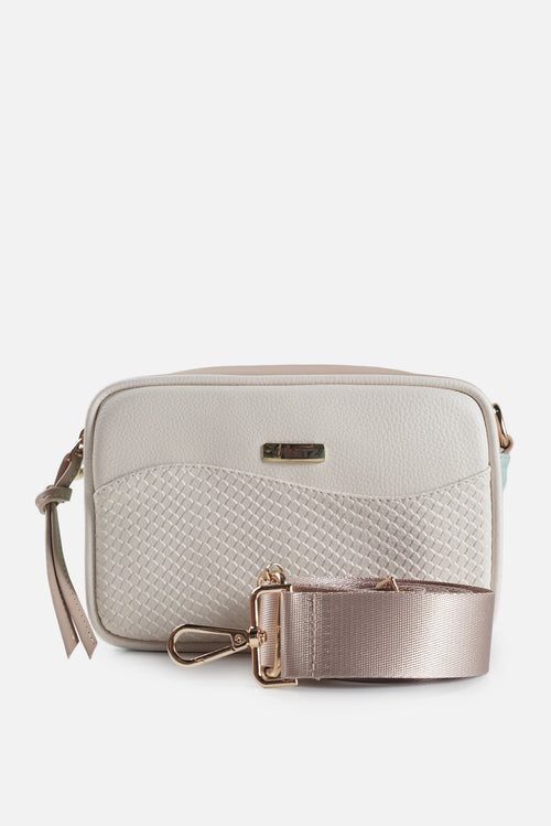 Mini Bag Grecia Taupe+Lila