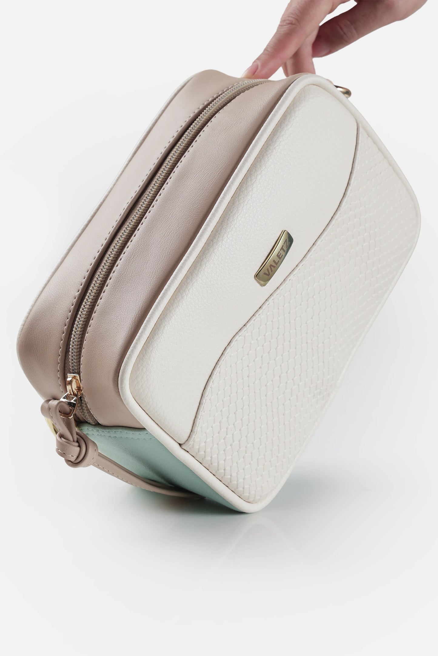 Mini Bag Grecia Taupe+Lila