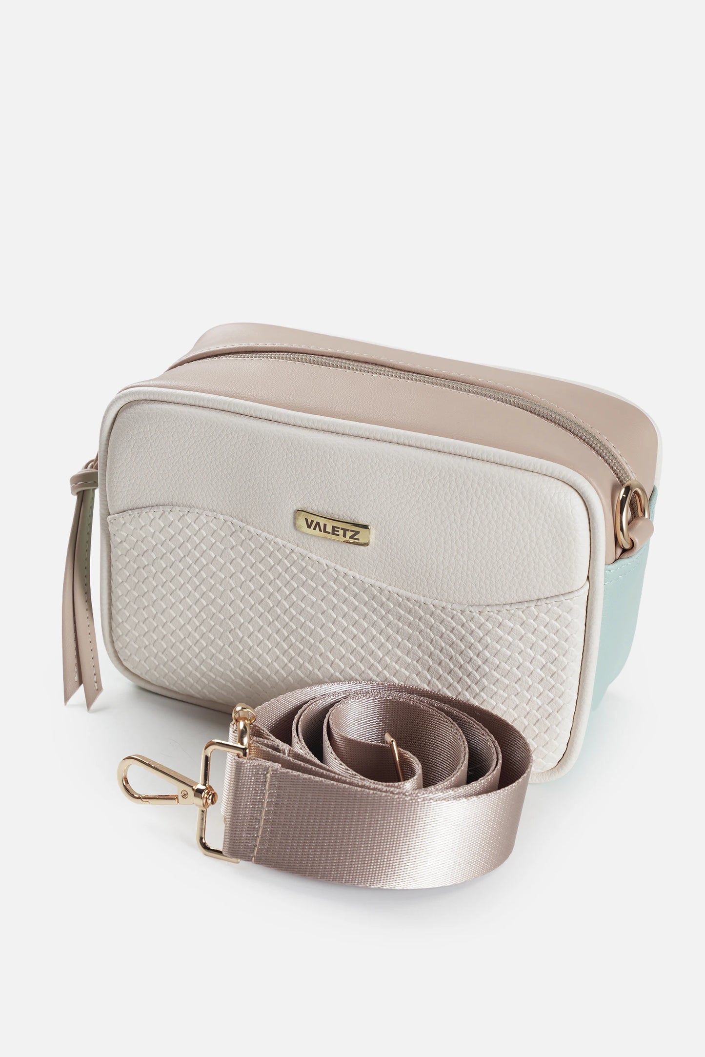 Mini Bag Grecia Taupe+Lila