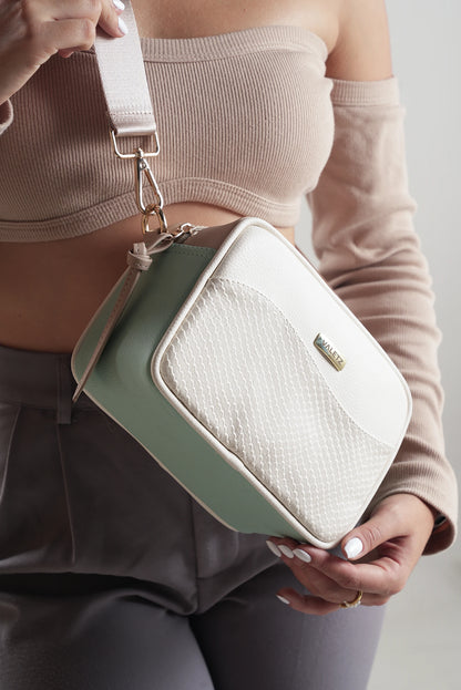 Mini Bag Grecia Taupe+Lila
