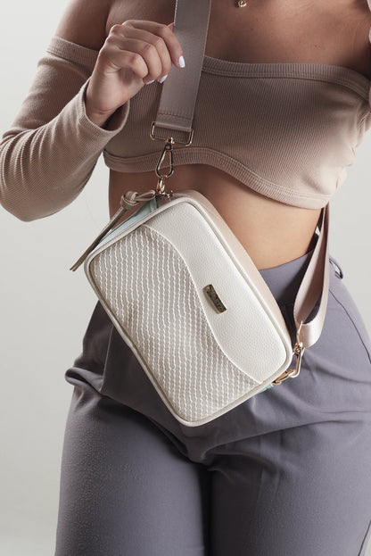 Mini Bag Grecia Taupe+Lila